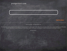 Tablet Screenshot of pornprotest.com